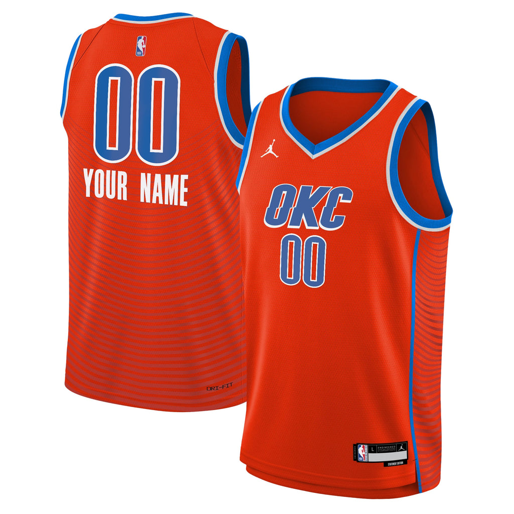 Oklahoma City Thunder Jordan Statement Swingman Jersey 22 - Custom - Youth