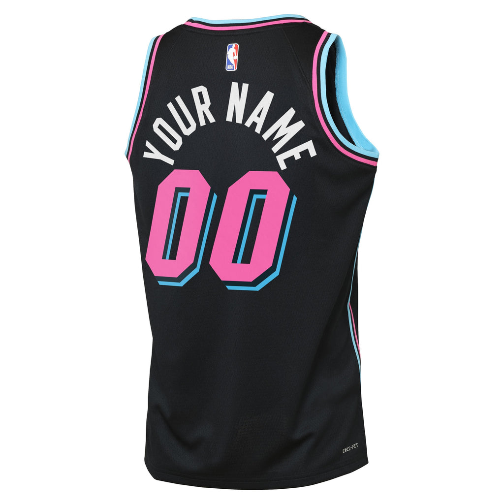 Nike  Miami Heat 2025/26 City Edition Swingman Jersey - Custom - Youth
