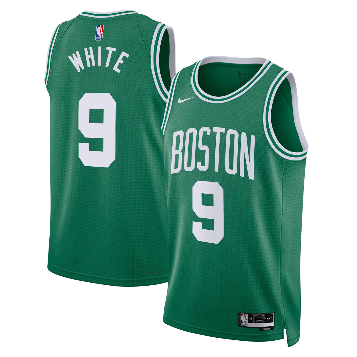 Boston Celtics Nike Icon Edition Swingman Jersey - Kelly Green - Derrick White - Unisex