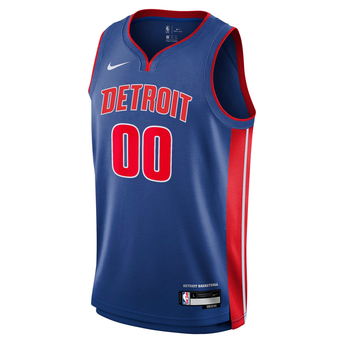Detroit Pistons Nike Icon Swingman Jersey - Custom - Youth