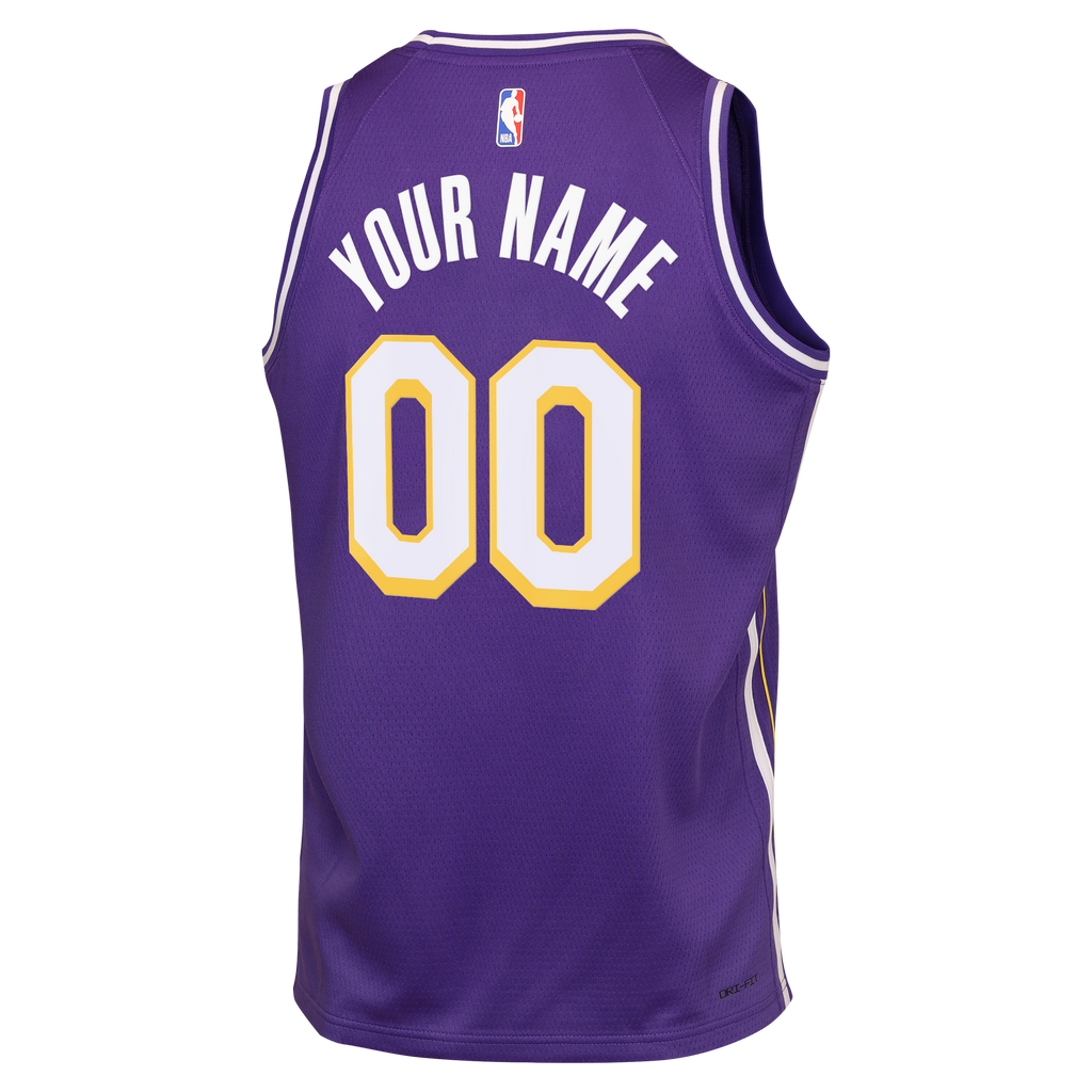 Los Angeles Lakers Jordan Statement Jersey - Custom - Youth