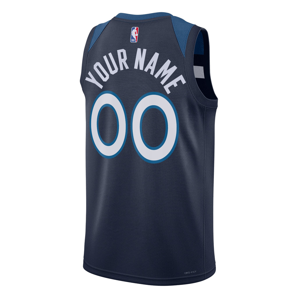 Minnesota Timberwolves Nike Icon Swingman Jersey - Custom - Unisex