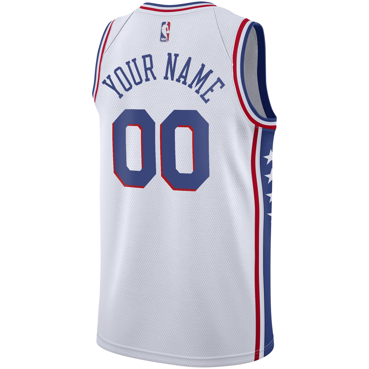 Philadelphia 76ers Nike Association Swingman Jersey - Custom - Youth