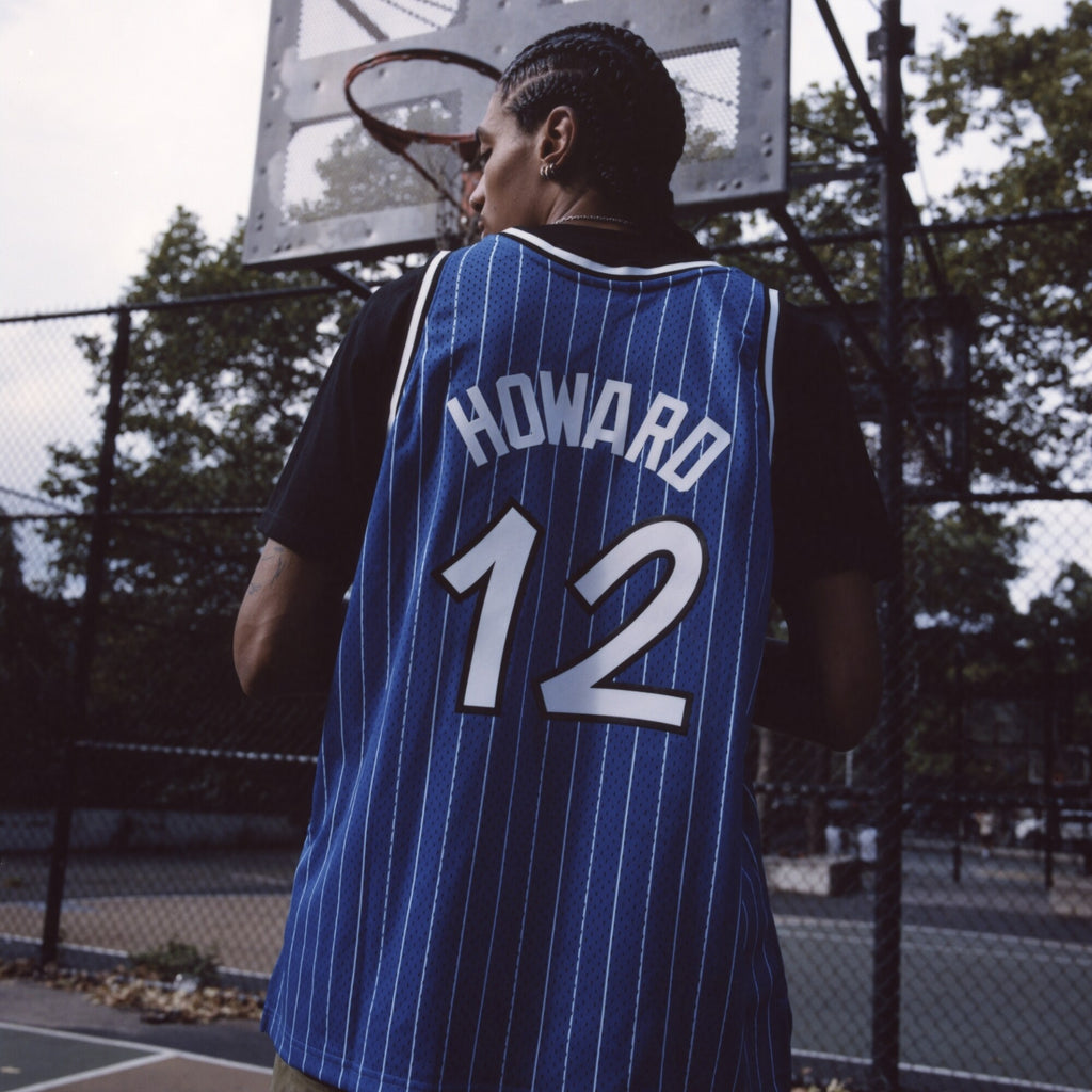 Men's Dwight Howard Blue Orlando Magic 2004/05 Hardwood Classics Hall of Fame Swingman Jersey